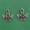 Classic Earring With Oxidised Plating