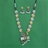 Oxidised Classic Necklace With 2 Tone Plating