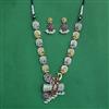 Oxidised Classic Necklace With 2 Tone Plating