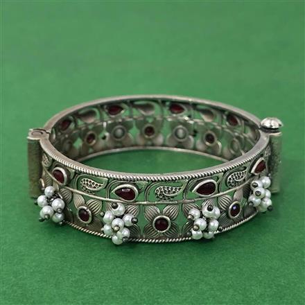 Openable Kada With Oxidised Plating