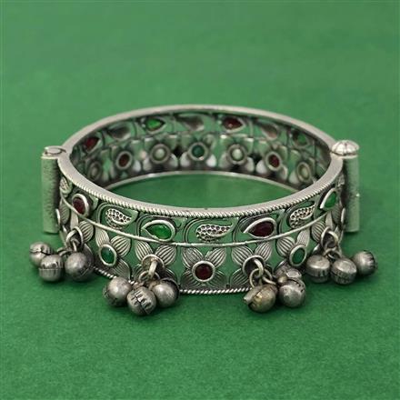 Openable Kada With Oxidised Plating