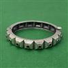 Openable Kada With Oxidised Plating