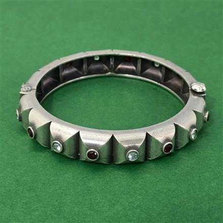 Openable Kada With Oxidised Plating