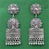 Classic Earring With Oxidised Plating