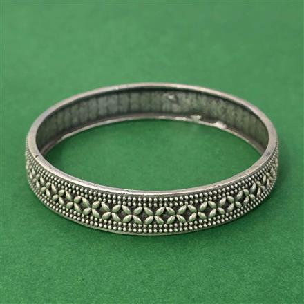 Classic Kada With Oxidised Plating Size 2.6