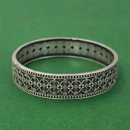 Classic Kada With Oxidised Plating Size 2.6