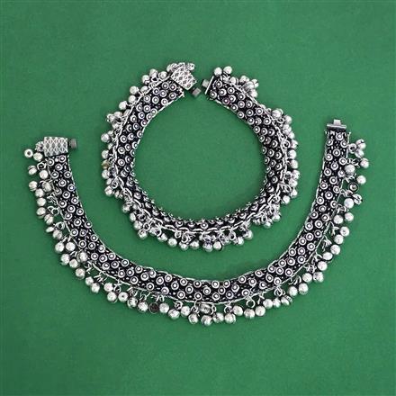 Classic Payal With Oxidised Plating