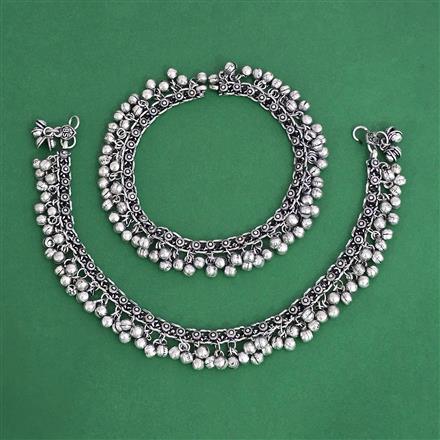 Classic Payal With Oxidised Plating