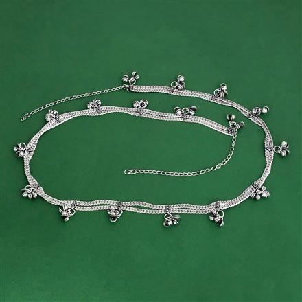 Classic Belt With Oxidised Plating