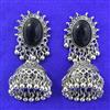 Jhumki With Oxidised Plating