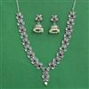 Classic Necklace Set With Oxidised Plating