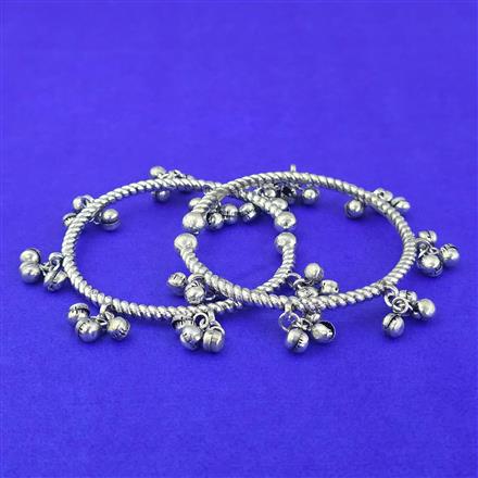 Classic Bangles With Oxidised Plating