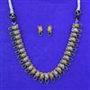 Oxidised Classic Necklace With 2 Tone Plating