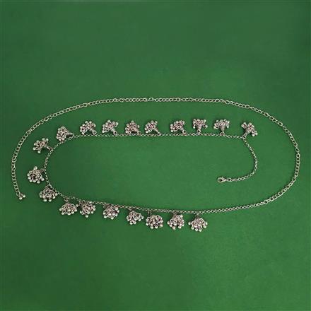 Classic Belt With Oxidised Plating