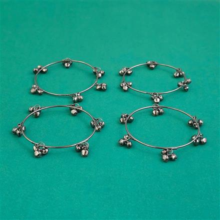 Oxidised Classic Bangles With Black Plating