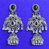 Classic Earring With Oxidised Plating