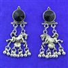 Classic Earring With Oxidised Plating