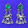 Classic Earring With Oxidised Plating