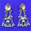 Classic Earring With Oxidised Plating