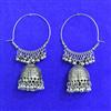Jhumki With Oxidised Plating