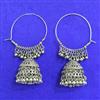 Jhumki With Oxidised Plating