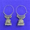 Jhumki With Oxidised Plating