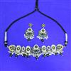 Oxidised Classic Necklace With 2 Tone Plating