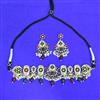 Oxidised Classic Necklace With 2 Tone Plating