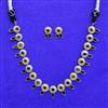 Oxidised Classic Necklace With 2 Tone Plating