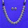 Oxidised Classic Necklace With 2 Tone Plating
