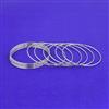 Oxidised Classic Bangles With Rhodium Plating