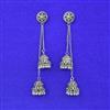 Kashmiri Earring With Oxidised Plating