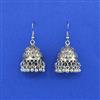 Jhumki With Oxidised Plating