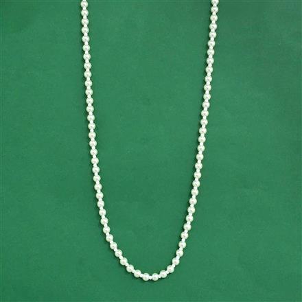 Western Mala Necklace With Rhodium Plating