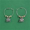 Oxidised Jhumki With 2 Tone Plating