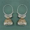 Oxidised Jhumki With 2 Tone Plating