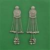 Kashmiri Earring With Rhodium Plating