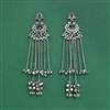 Kashmiri Earring With Rhodium Plating