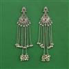 Kashmiri Earring With Rhodium Plating