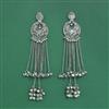 Kashmiri Earring With Rhodium Plating