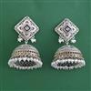 Oxidised Jhumki With 2 Tone Plating