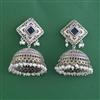 Oxidised Jhumki With 2 Tone Plating