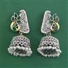Oxidised Jhumki With 2 Tone Plating