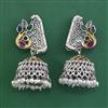 Oxidised Jhumki With 2 Tone Plating