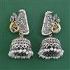 Oxidised Jhumki With 2 Tone Plating