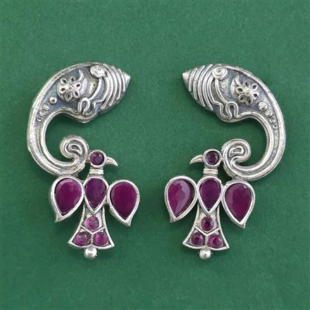 Oxidised Classic Earring With Oxidised Plating