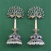 Oxidised Jhumki With 2 Tone Plating