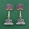 Oxidised Jhumki With 2 Tone Plating