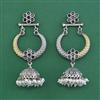 Oxidised Jhumki With 2 Tone Plating
