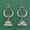 Oxidised Jhumki With 2 Tone Plating
